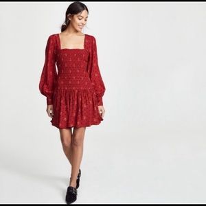 New Free People ruby combo dress size s, Xs